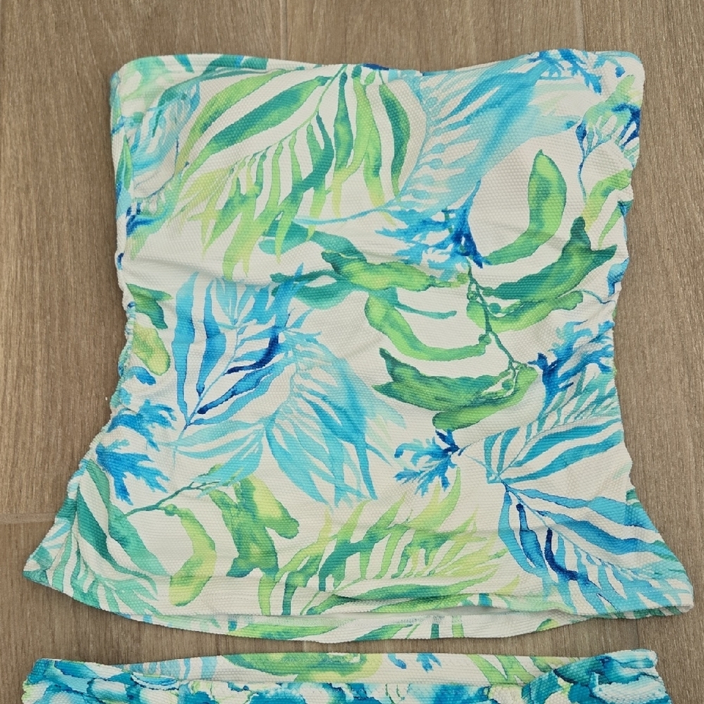 Tommy Bahama Island Cay Tropical Leaf Print Tankini